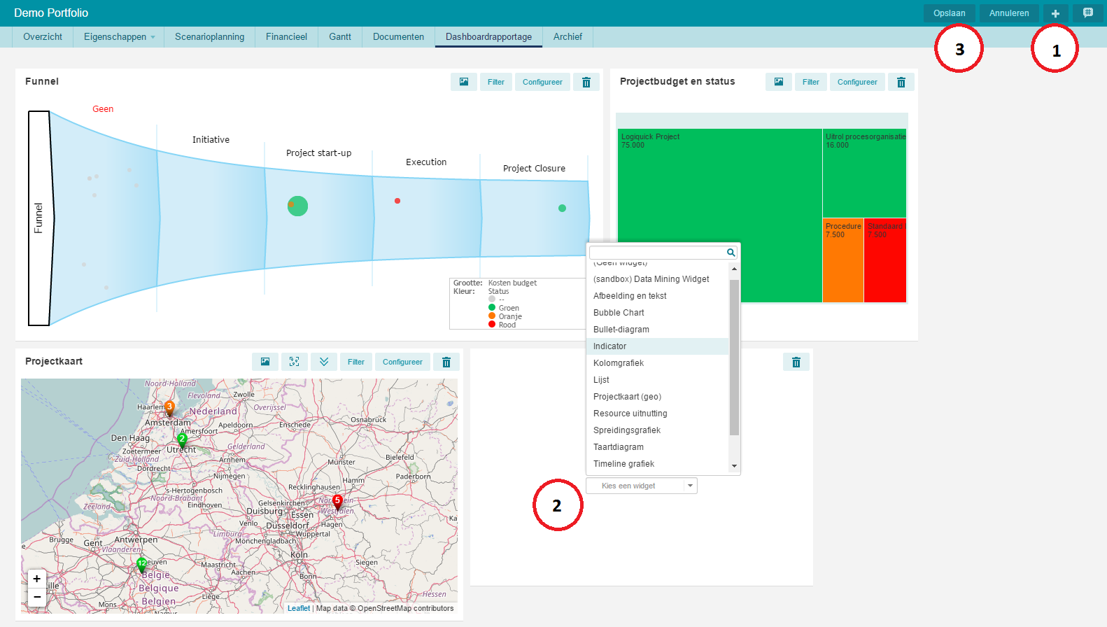 Dashboard Report tab - juiste